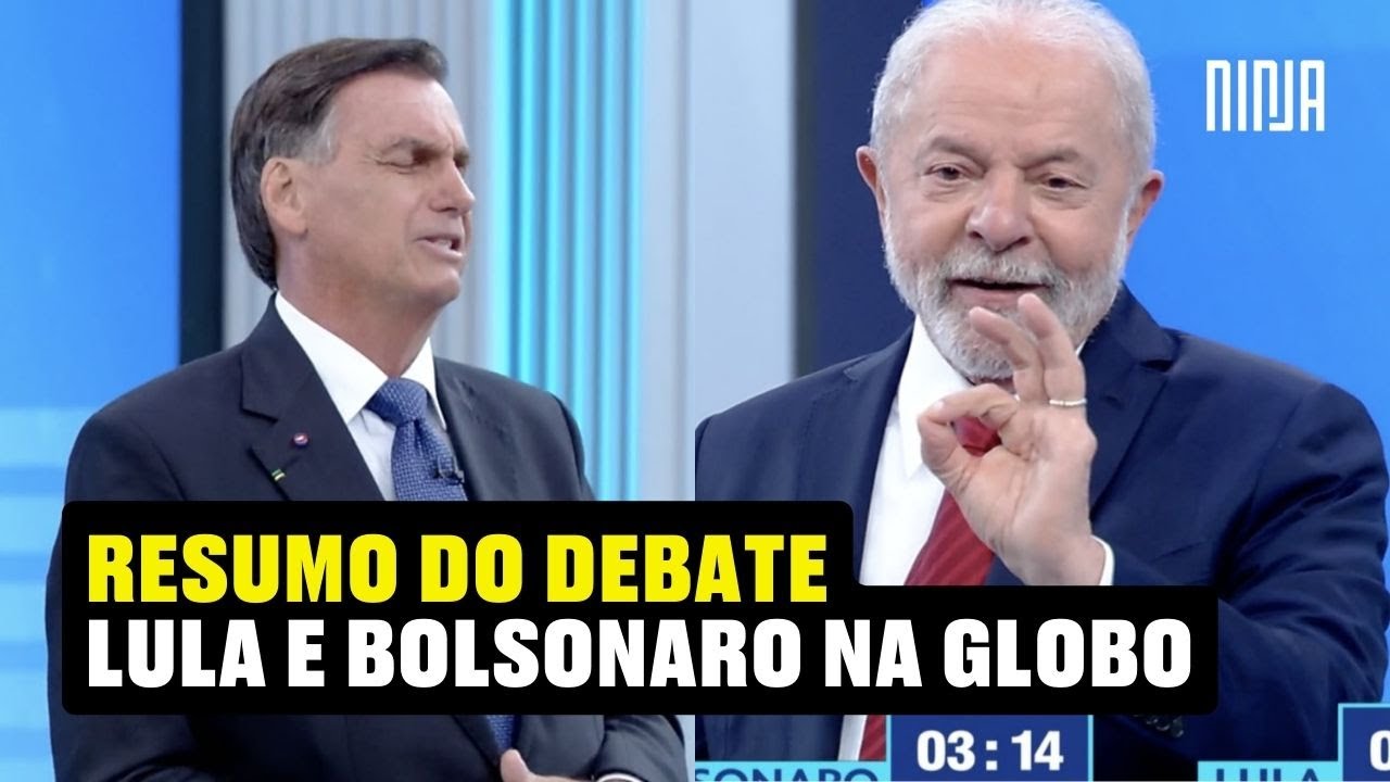 Madeirada! Lula da show no debate contra Bolsonaro na Globo | confira melhores momentos