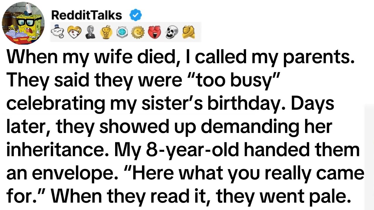 When my wife died, I called my parents. They said they were “too busy” celebrating my sister’s...