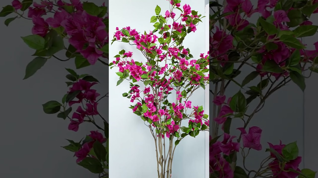 Artificial Bougainvillea Tree 🌸 Stunning & Lifelike!#fauxtree #homedecor