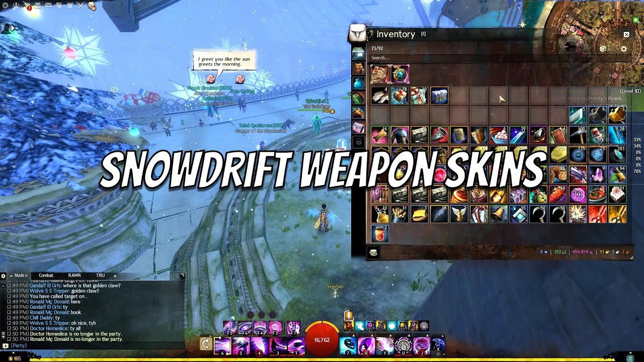 GW2 | Snowdrift Weapons