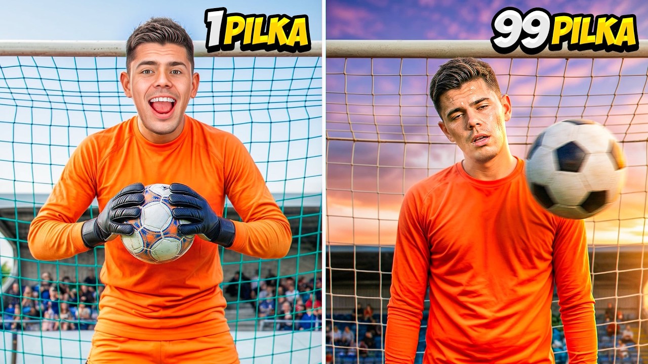 BRAMKARZ NAJGORSZEJ DRUŻYNY vs 100 STRZAŁ&Oacute;W 🔥