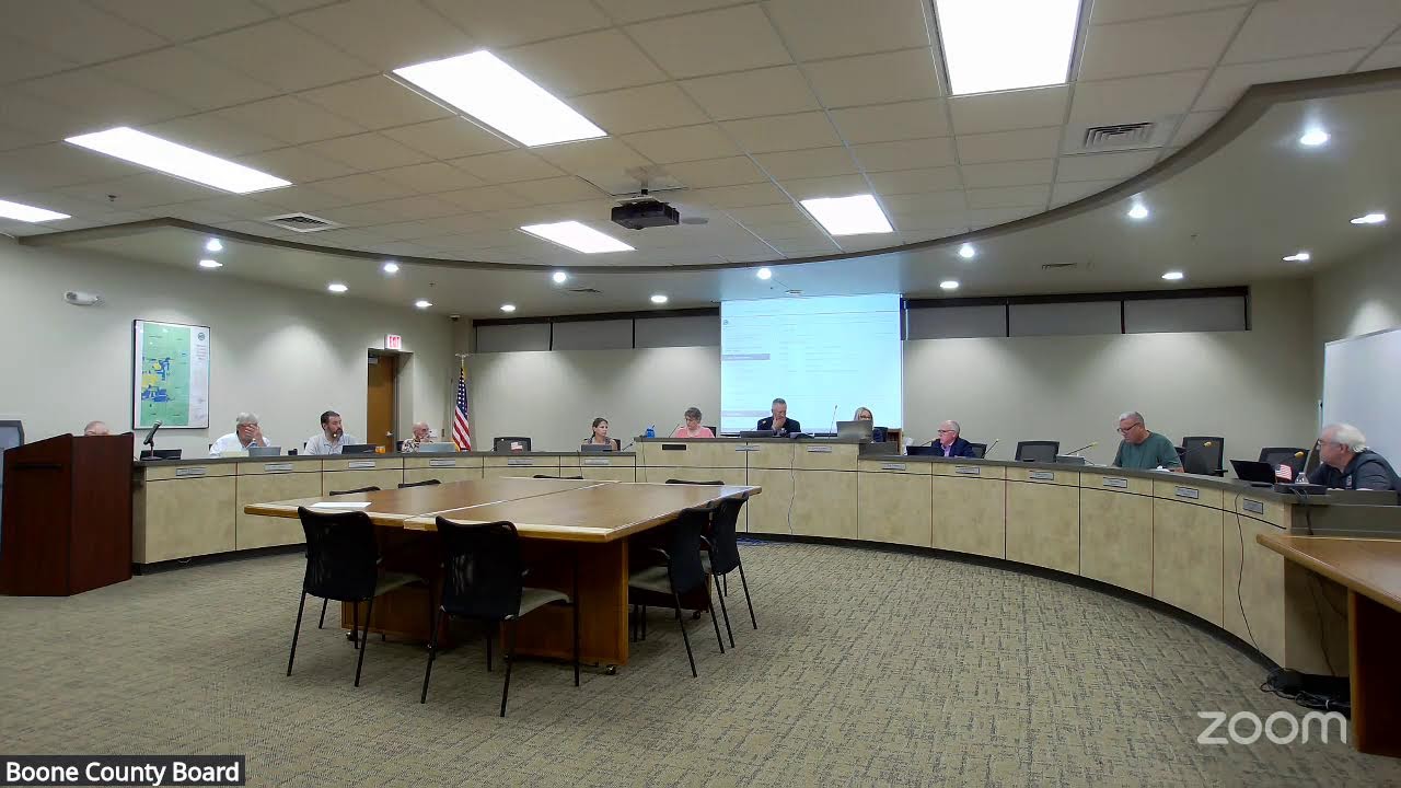 Boone County Board Meeting 9/18/2025