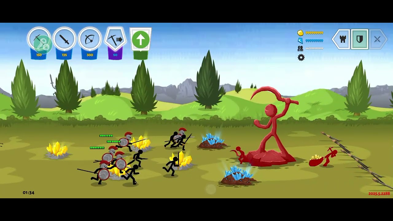 Stick war saga equipo normal+ equipo de los gigantes 