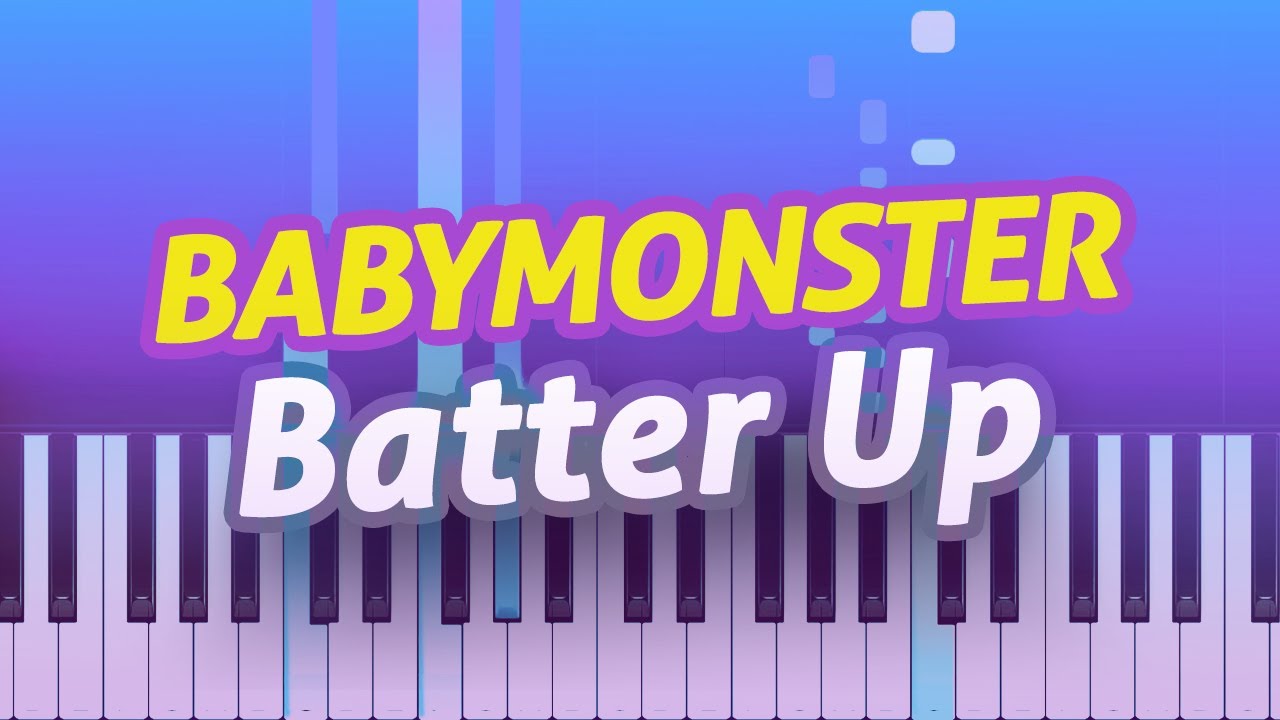 BABYMONSTER - BATTER UP - Piano Instrumental TUTORIAL by Piano Fun Play