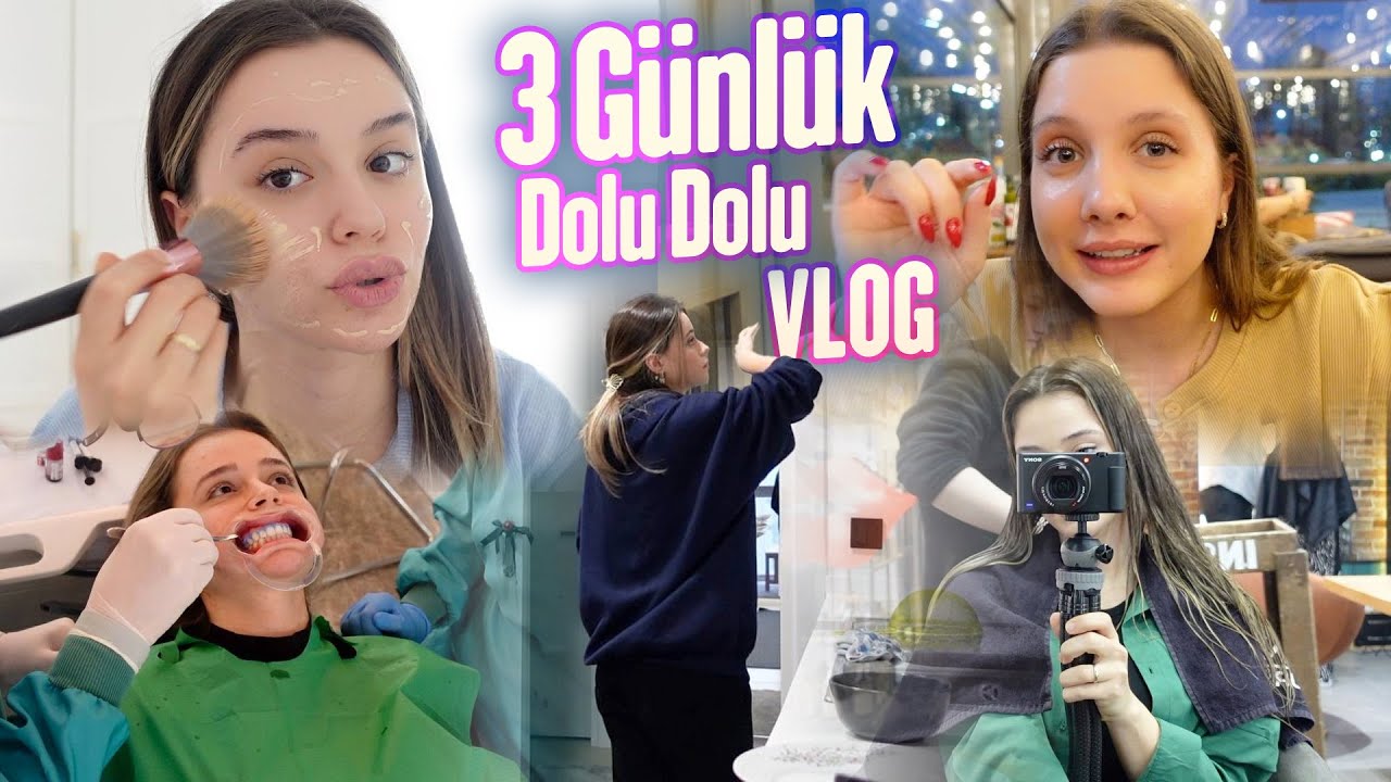 3 Günlük Karışık Vlog 🌈Saçlarımı kestirdim, diloşla iftar açtık, 20 ilk dişlerim çıkıyor🥲