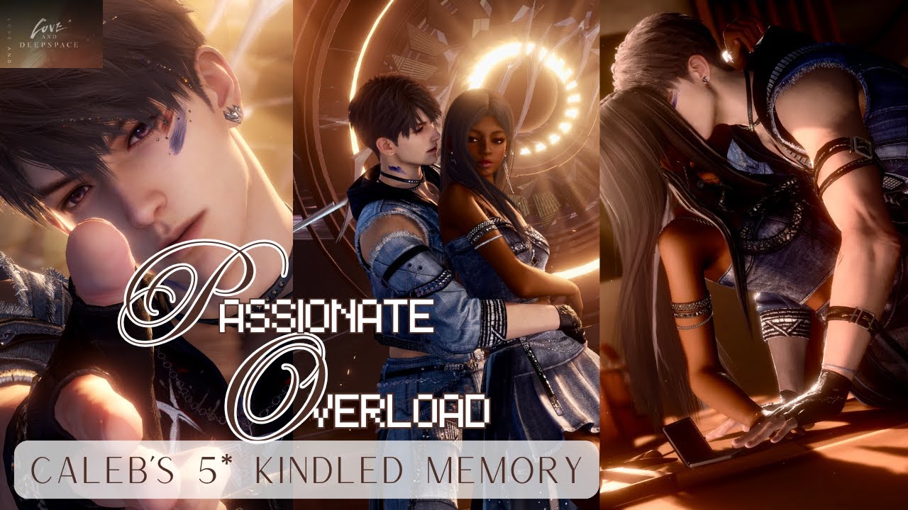 🍎CALEB | PASSIONATE OVERLOAD Kindled 5* Memory { Love and Deepspace} | BlackMC | Gaming Otome RPG