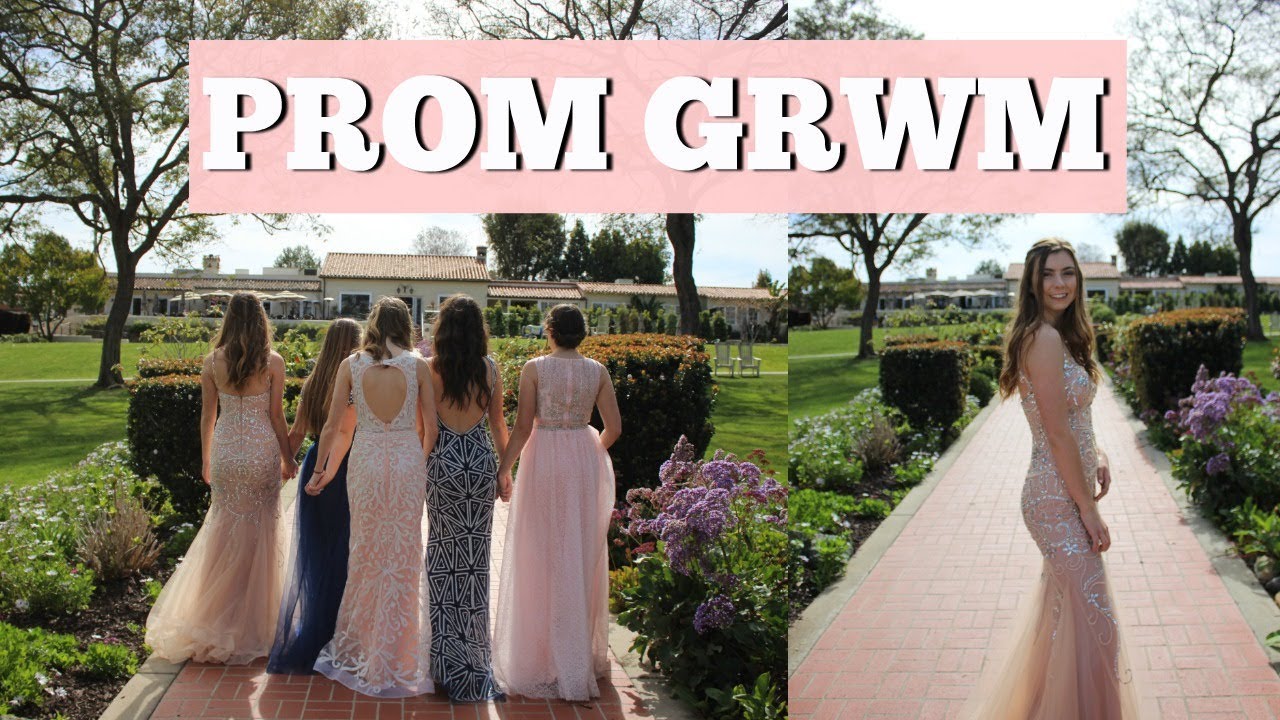 AFFORDABLE PROM GRWM 2018 // MAKEUP,  HAIR + 5 DRESS IDEAS!