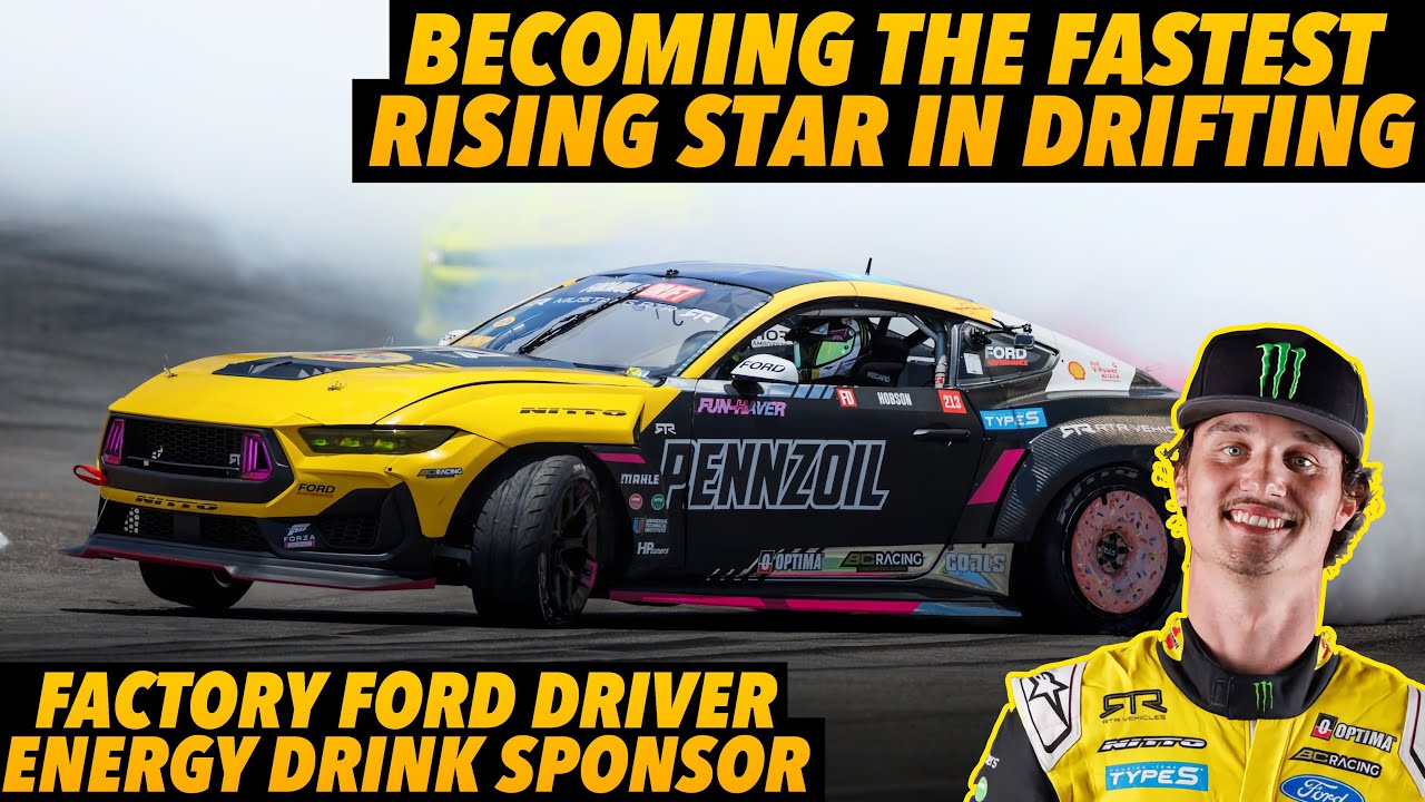 From Lone Star Drift driver to Ford Factory driver with an Energy Drink sponsor