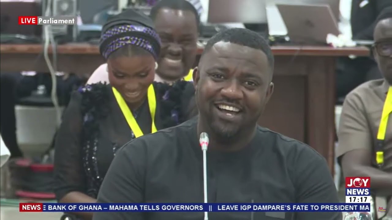 Afenyo-Markin: John it looks like you have some presidential ambition.John Dumelo: Oh.