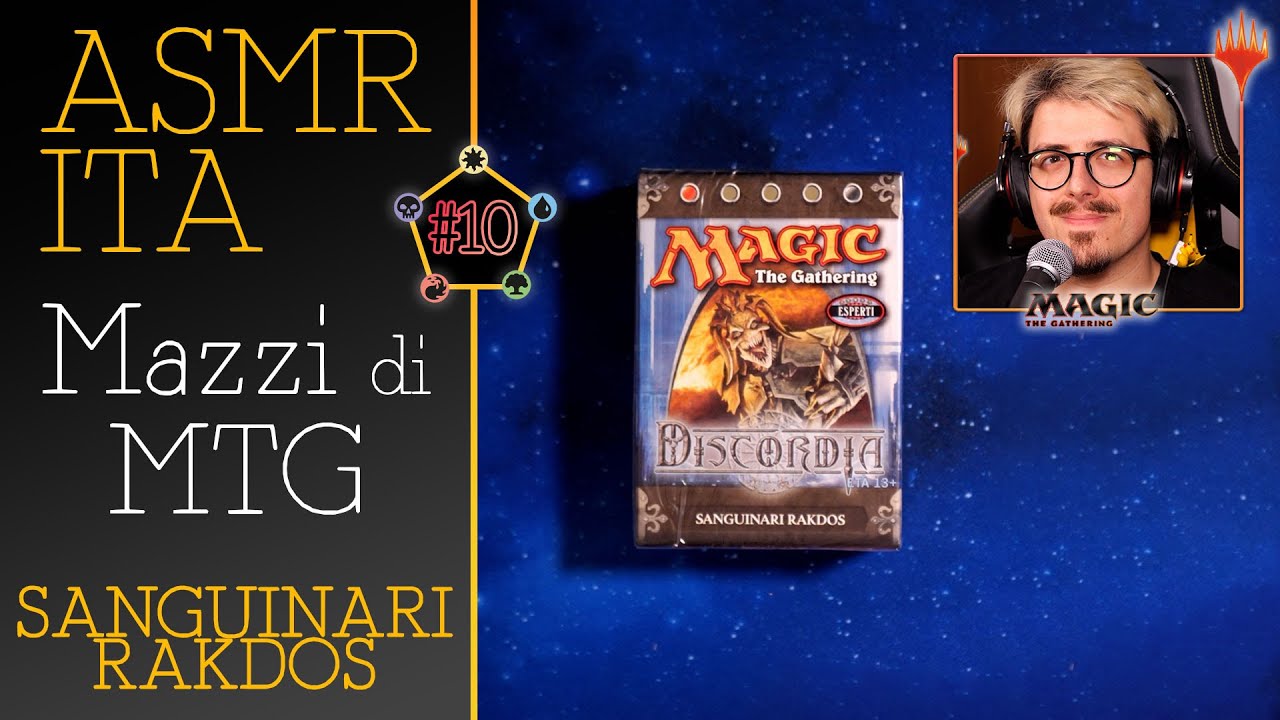 ASMR ITA: I Miei Mazzi di MTG (#10) | Sanguinari Rakdos (con musica Lo-Fi)
