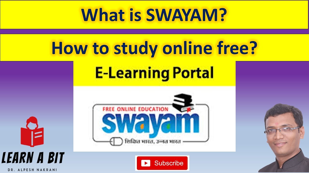 #Swayamportal What is Swayam? How Swayam portal works? : E-learning Platform Video series-1