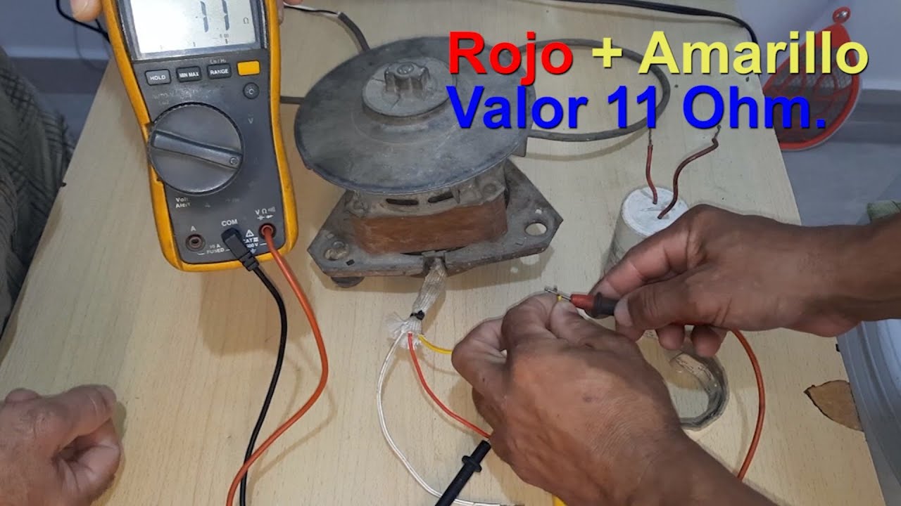 APRENDAMOS JUNTOS !! Conexión de motor de lavadora 3 cables con capacitor.