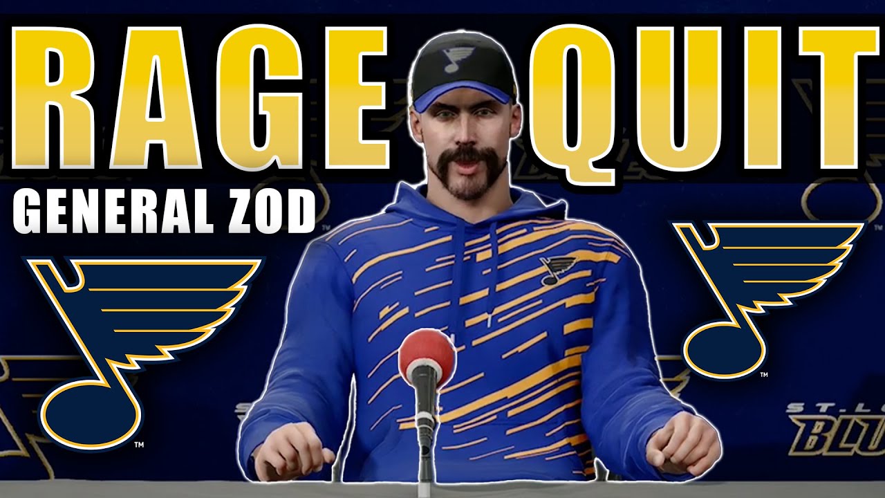Superbman RAGE ВЫХОДИТ из игры Be A Pro - General Zod NHL 25