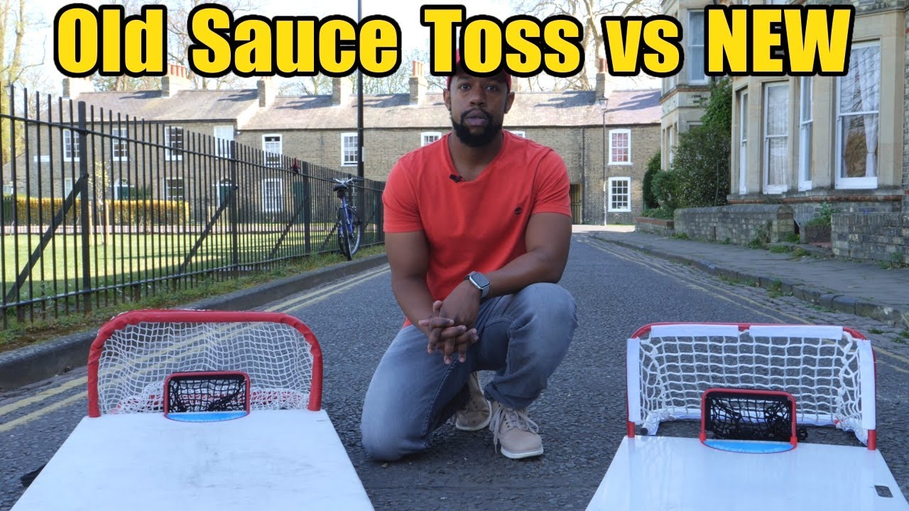 A Premium Hockey Sauce Pass Game - Sauce Toss Review Old vs New