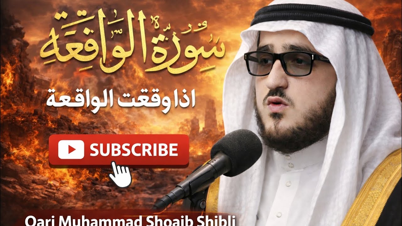 تلاوت القرآن الکریم |من سورةالوقیة|بصوت قاری محمدشعیب شبلی|