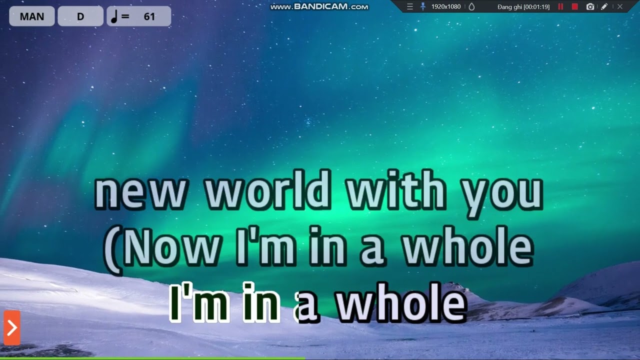 Entertech Magicsing Karaoke: A Whole New World ~ Mena Massoud ft. Naomi Scott (Aladdin 2019 OST)