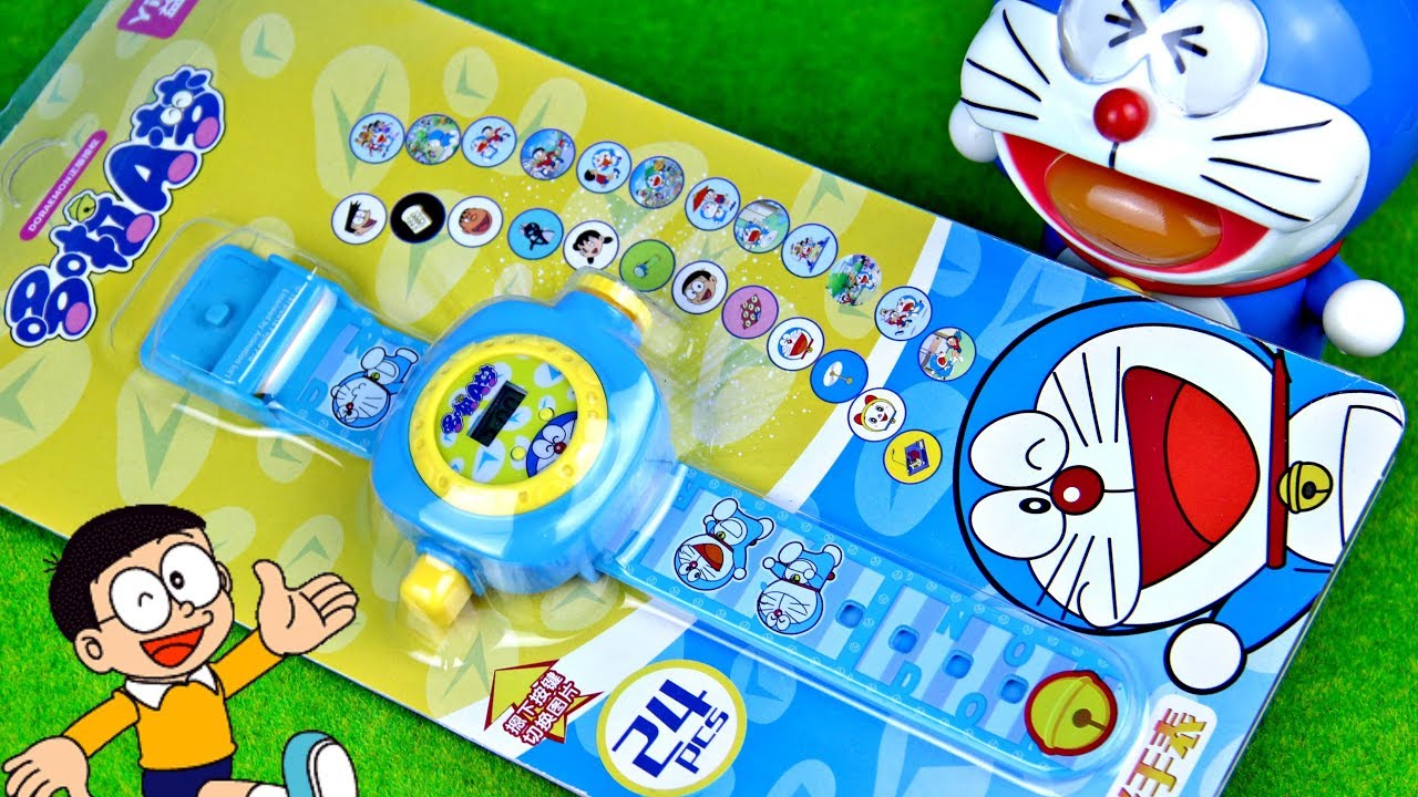 Doraemon Watch with Projector Image 【 GiftWhat 】