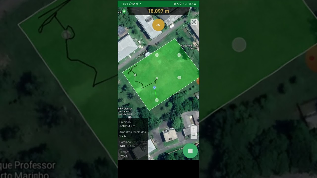Amostragem de solo pelo App Soil Sampler