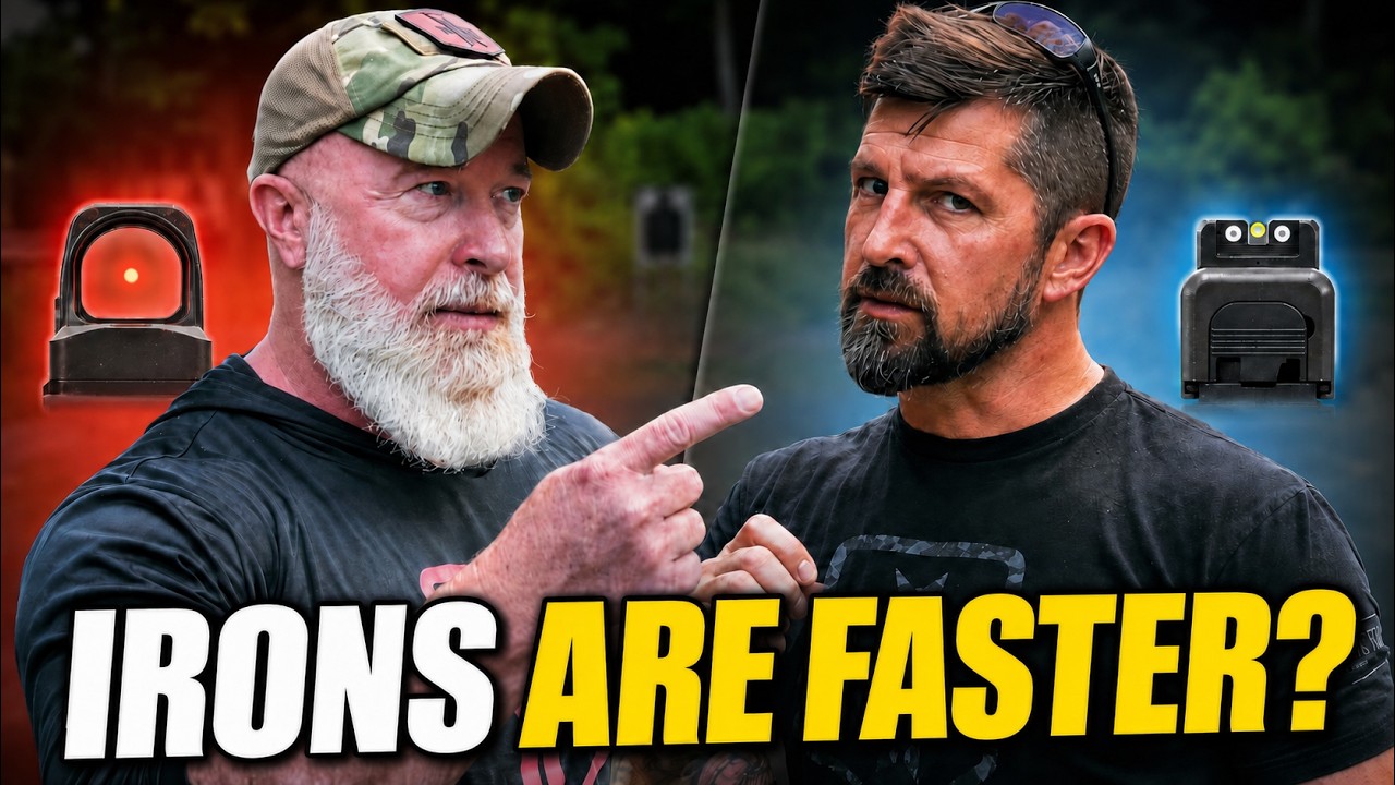 Which is faster Irons or Red Dots?