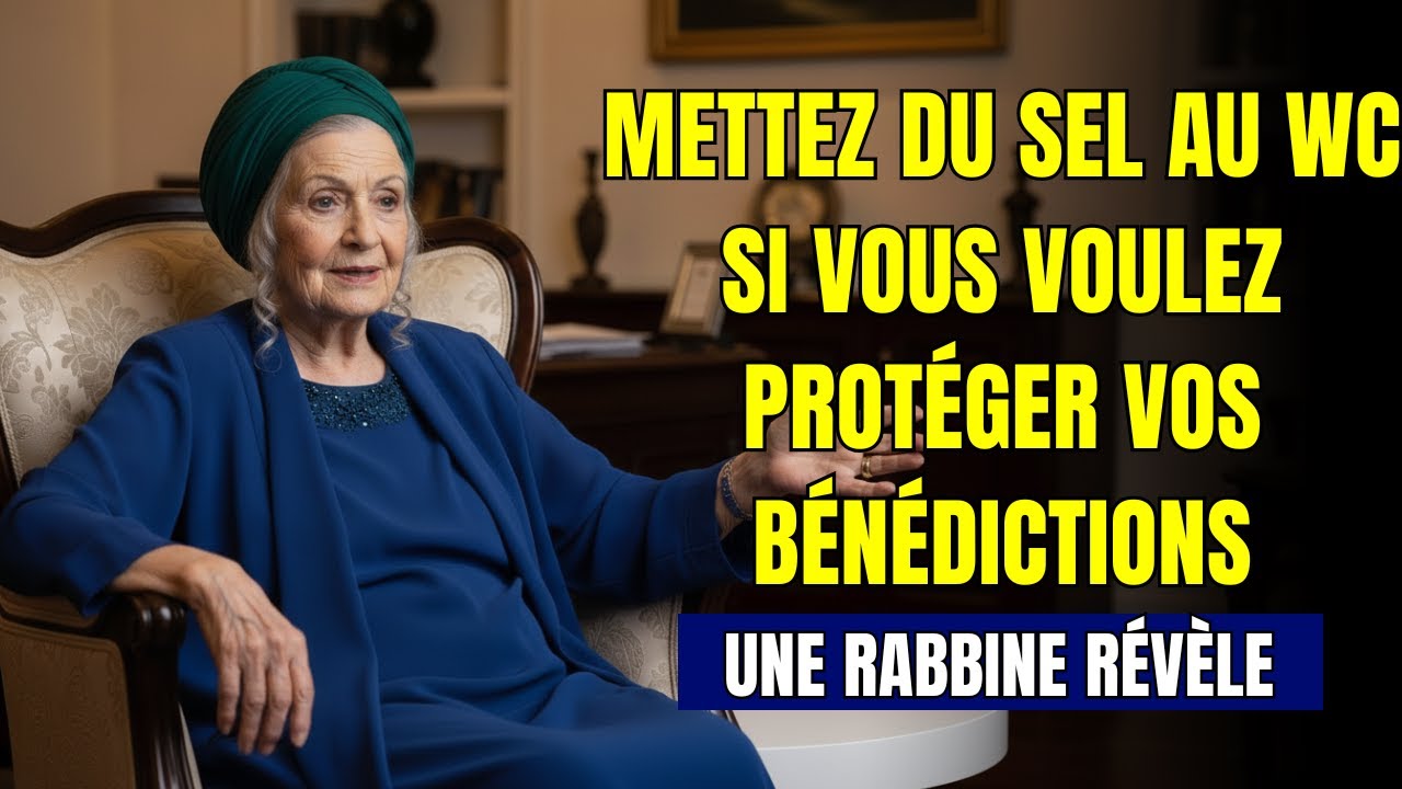 UNE RABBINE RÉVÈLE : Mettez Du Sel Au WC Et Détruisez L’envie Et La Pauvreté | Kabbale