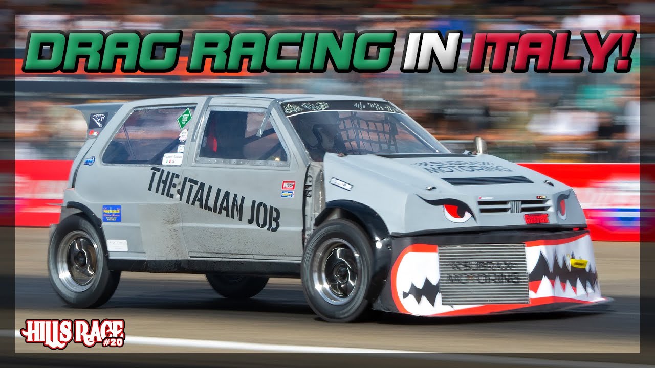 DRAG RACING IN ITALY 🇮🇹 HILLS RACE 20 AT RIVANAZZANO!