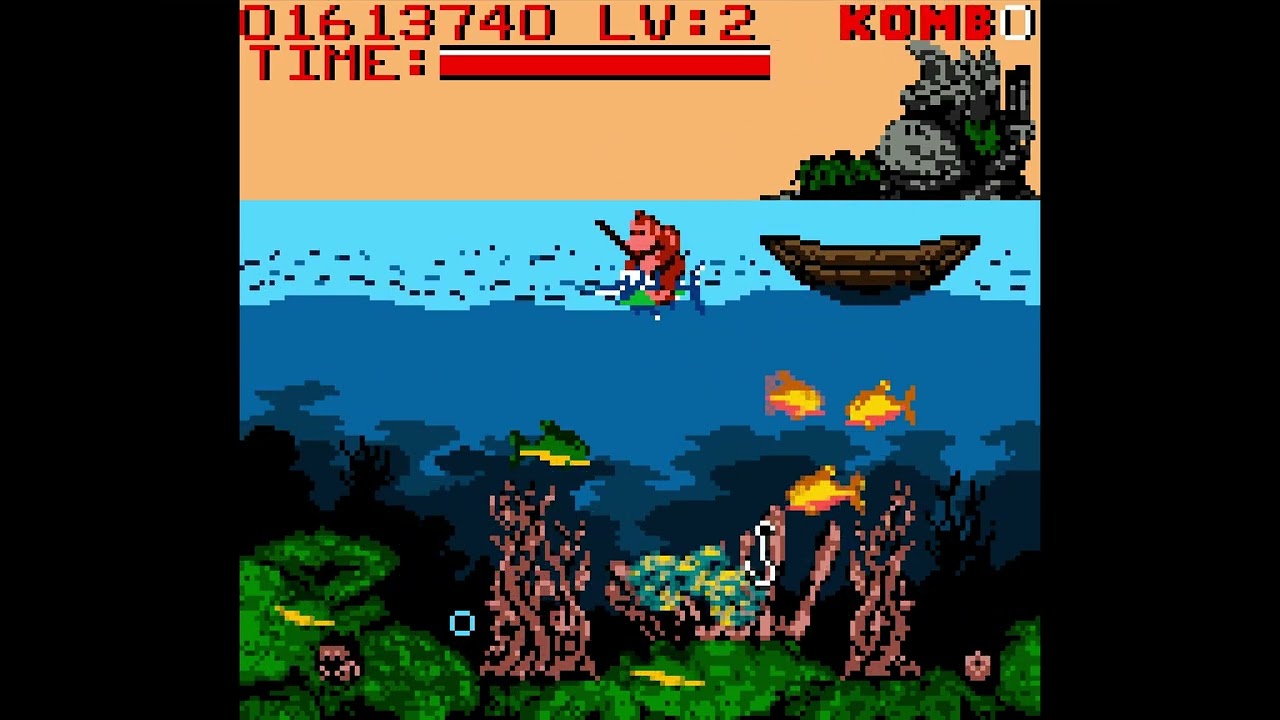 Donkey Kong Country GBC Funky Fishing