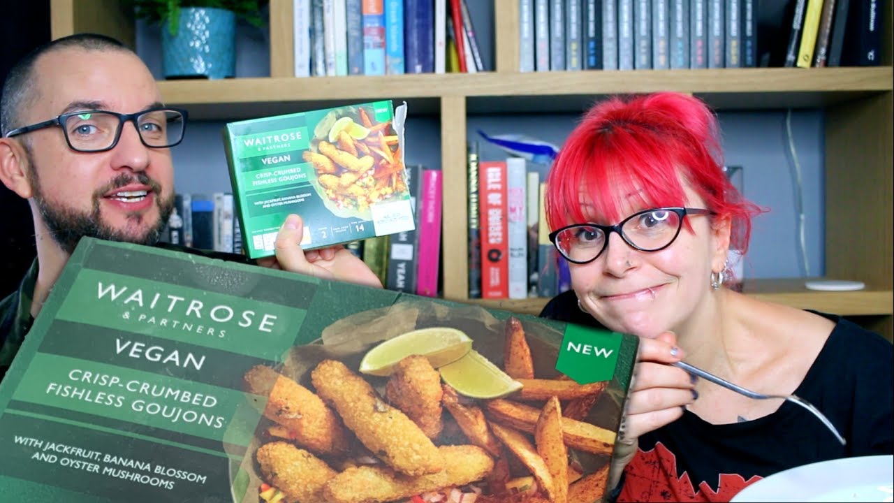 New UK Vegan Products at Waitrose | Tasting the Fishless Goujons