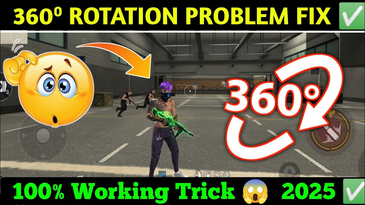 Free Fire 360 Degree Rotation Problem | Free Fire Screen Problem | Free Fire Touch Problem