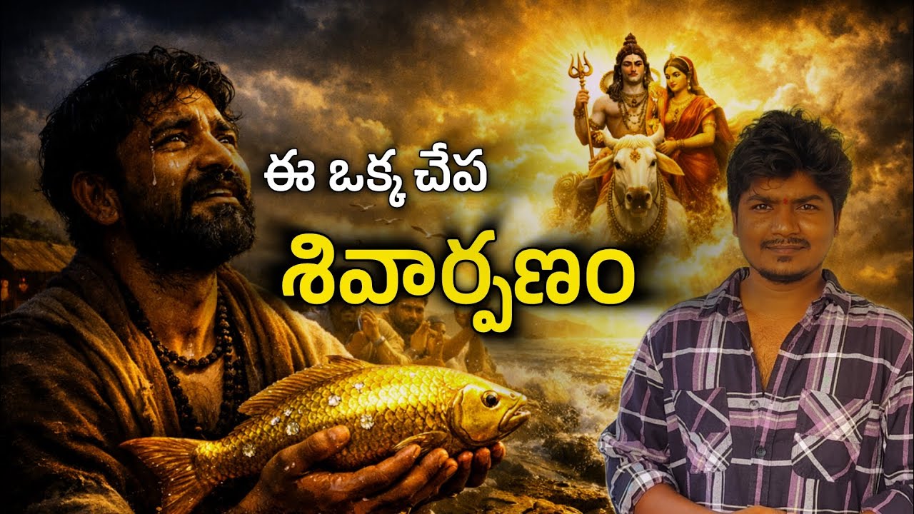 👉 ఆ ఒక్క చేప… శివుడిని భూమికి దిగివచ్చేలా చేసింది! 🔱😢 #story #devotional 