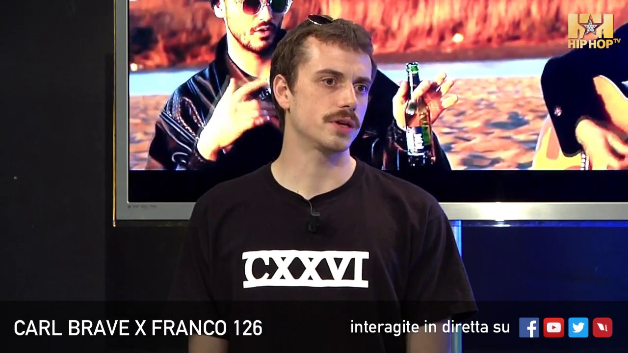 CARL BRAVE X FRANCO 126 LIVE SU HIP HOP TV 🤘🏻👊🏻📲