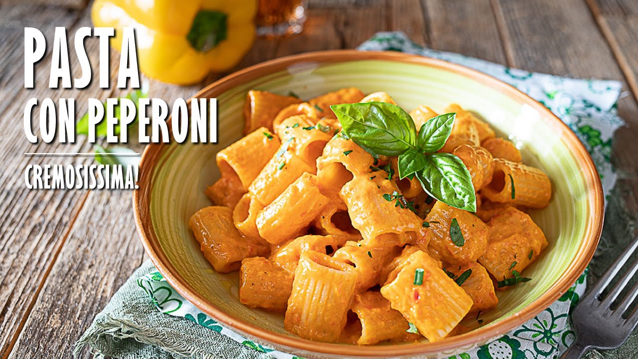 PASTA CON CREMA DI PEPERONI (Mai assaggiata così cremosa!) | Marianna Pascarella