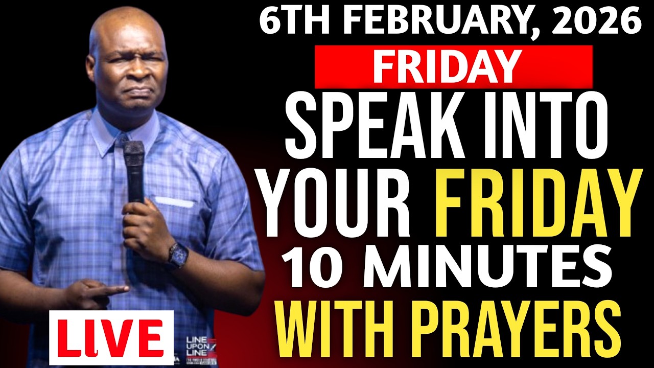 Friday 6th February,2026]Speak Into Early Morning Prayer | Spiritual Prayer -Apostle Joshua Selman
