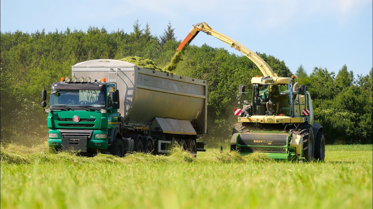 Senáže ADW Lesonice • Krone Big X 1100, 3x Tatra Phoenix Agro 6x6, Fendt 724 Vario, 516 Vario