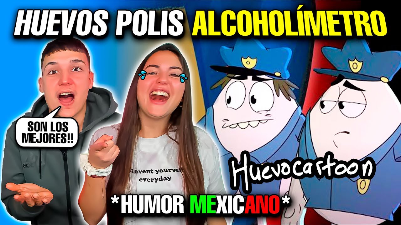 🇪🇸 MIS SOBRINOS REACCIONAN a HUEVOS CARTOON *HUEVOS POLIS*😂🇲🇽  HUMOR MEXICANO