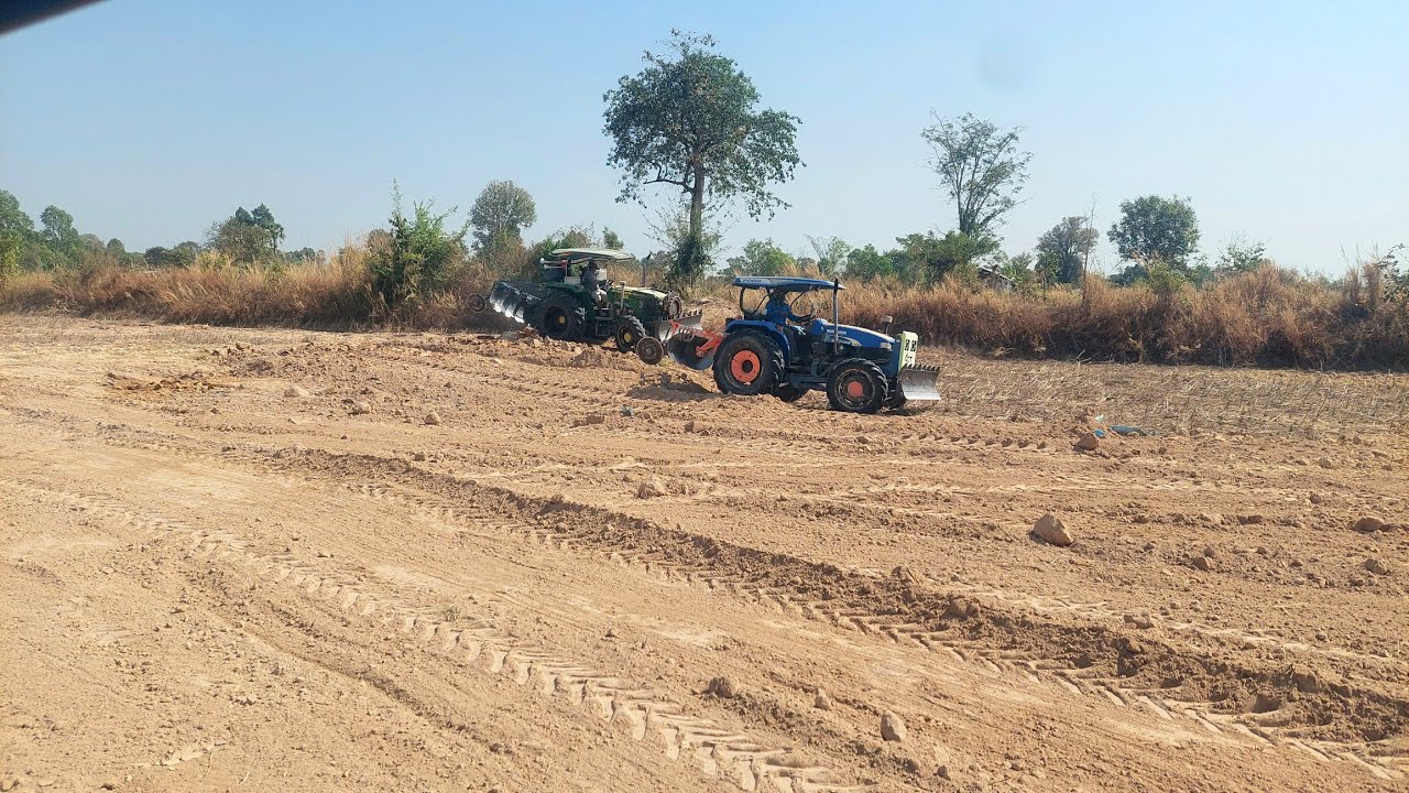 หน้างานแรก 5050E หลังจากเปลี่ยนคลัชมาใหม่ 🚜🚜