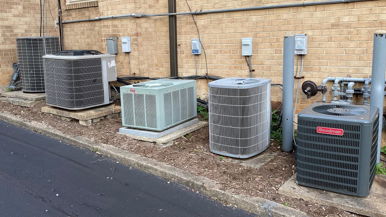 HVAC Heaven - Several Older Air Conditioners (including a 1971 American Standard condenser!!)