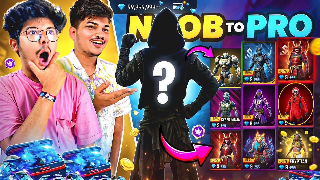 Buying Mystery Bundle 0001 From Deluxe Menu Store 😍| Noob To Ultra Pro in 11,2000💎 -Garena Free Fire