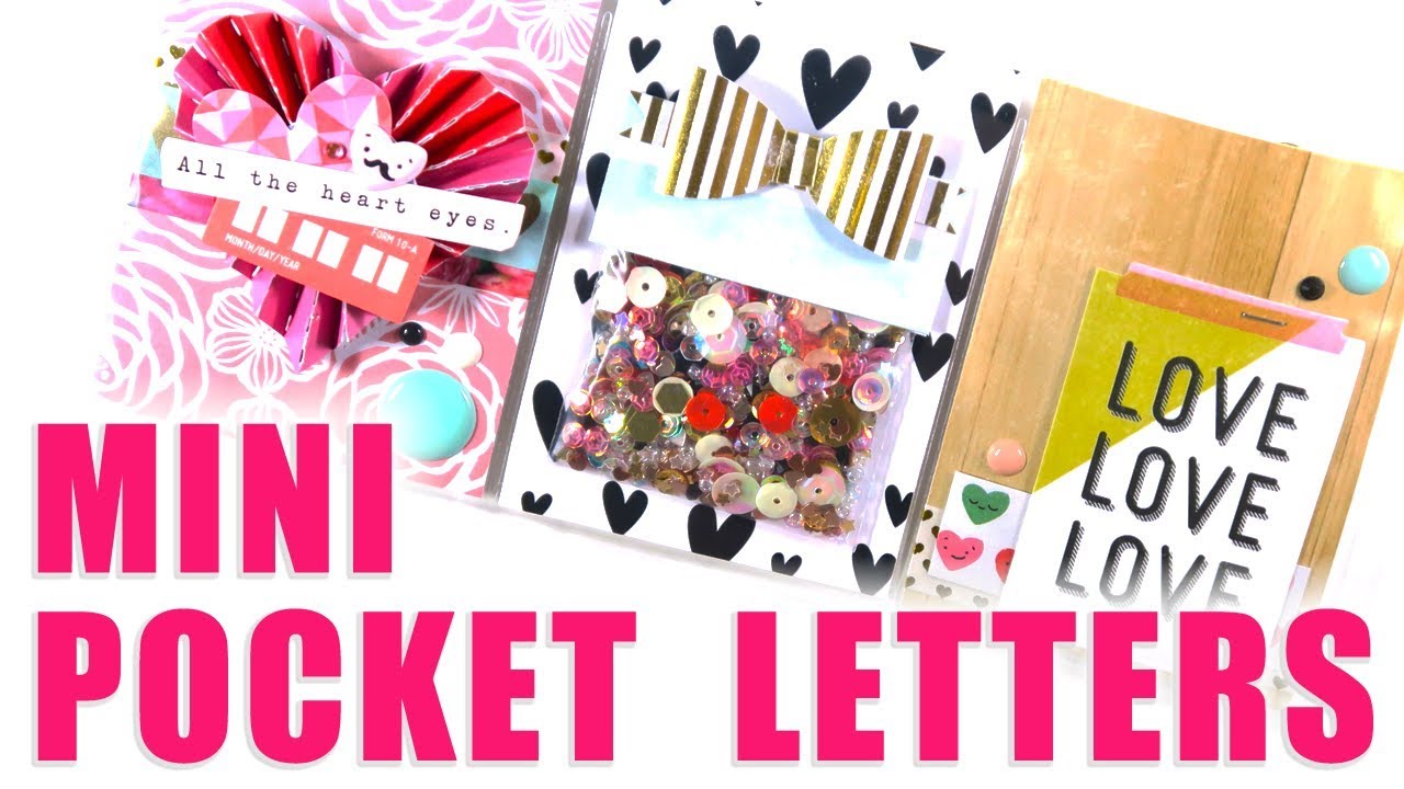 POCKET LETTER // Mini Valentines Pocket Letters From My Stash