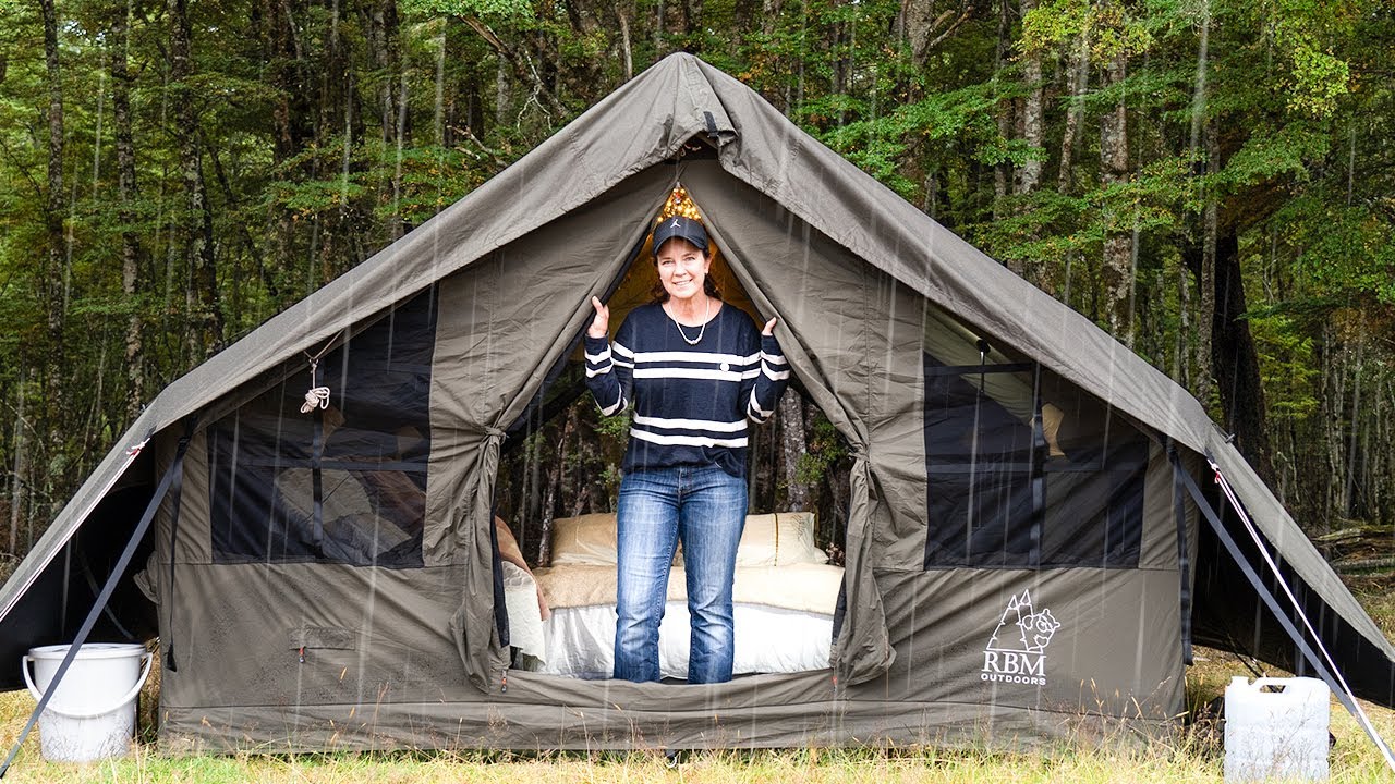 The Most Luxurious Tent for Camping in the Rain - RBM Panda Air