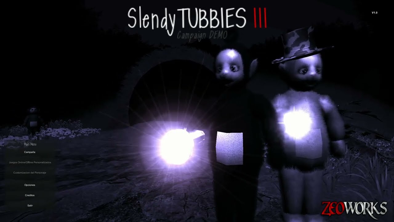 Slendytubbies 3 Demo gameplay