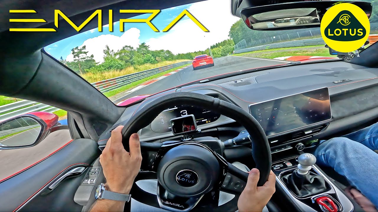 Lotus Emira V6 better than a Cayman GT4 on the Nurburgring?!
