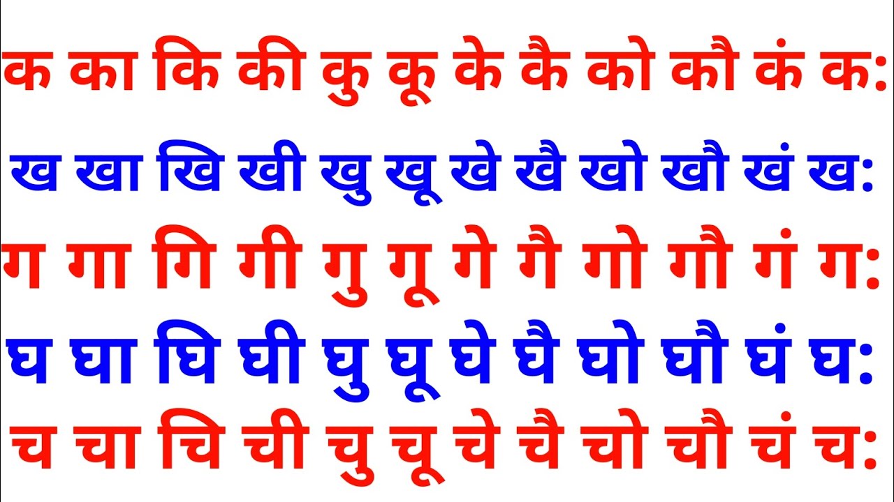 Unlocking Barakhadi: The Key to Mastering Hindi
