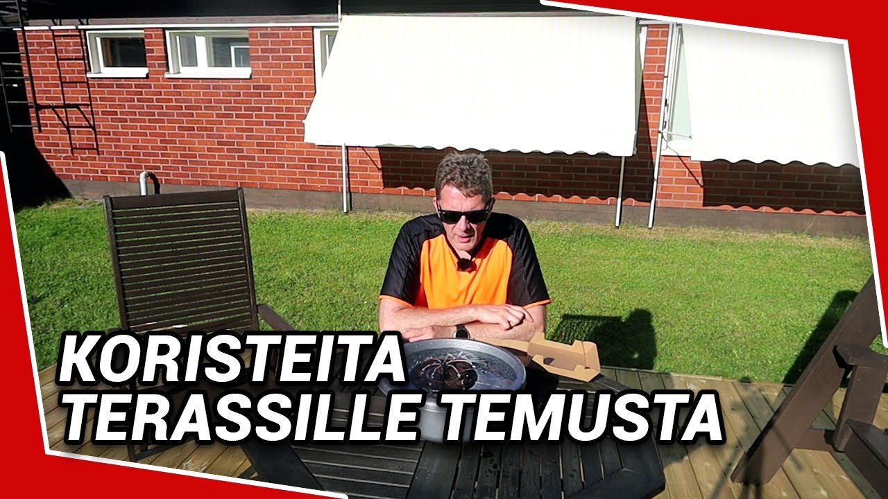 Koristeita terassille Temusta