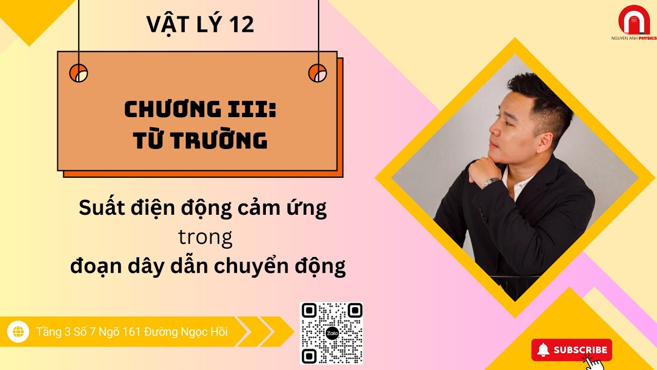 [VẬT LÝ 12] CHƯƠNG III: Từ Trường| Suất Điện Động Cảm ứng trong Đoạn Dây dẫn chuyển động