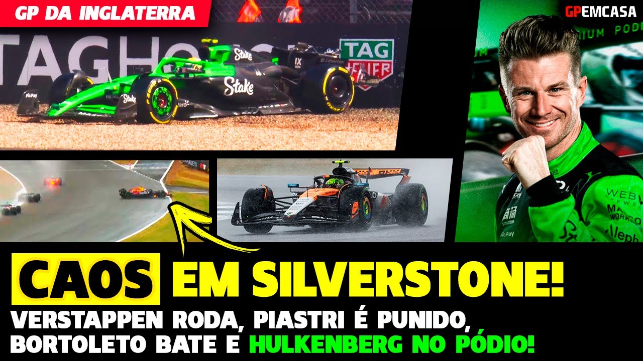 🚨GP DA INGLATERRA: MELHOR DO ANO, VERSTAPPEN RODA, BORTOLETO BATE E HULKENBERG | FÓRMULA 1 GPEMCASA