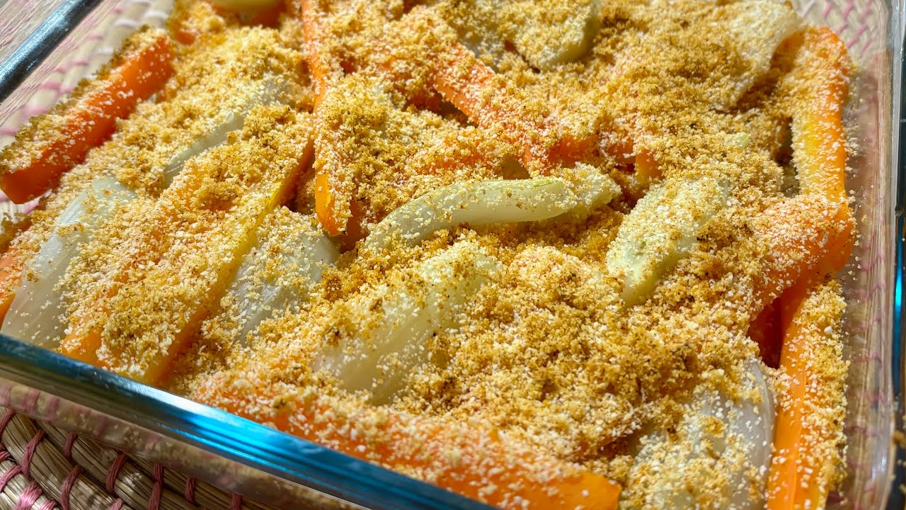 Finocchi e carote al forno | Contorno leggero e facile da preparare