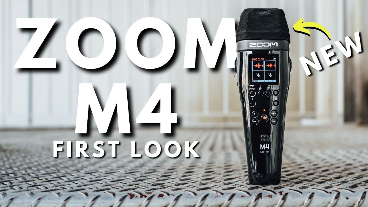 Портативный диктофон Zoom M4: первый взгляд! Катастрофа или прорыв?