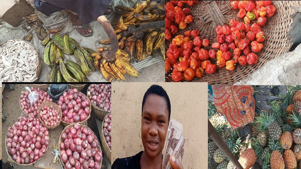 MARKET VLOG |WHAT $10 GOT ME IN NIGERIA MARKET THIS CHRISTMAS SEASON |UJSPACETV