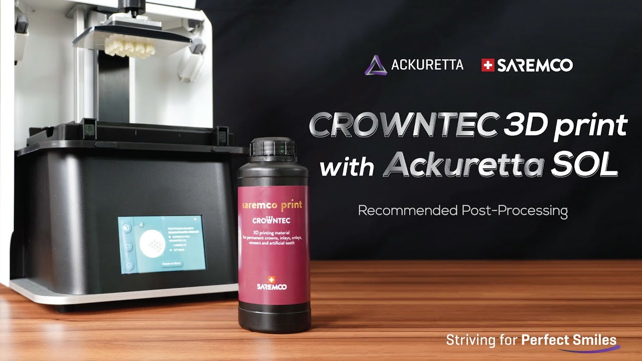 Post-Processing for saremco CROWNTEC & Ackuretta