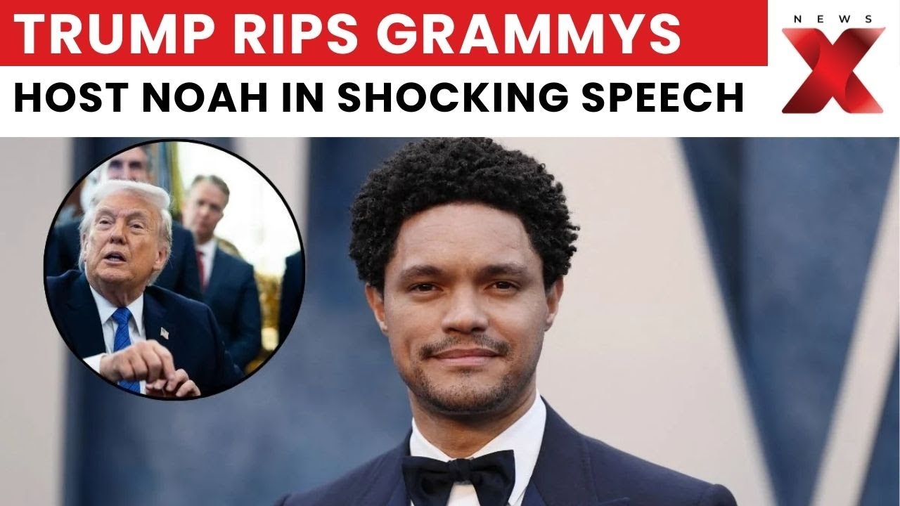 Trump Blasts Grammys, Threatens Lawsuit After Trevor Noah Jokes About Epstein Island | NewsX